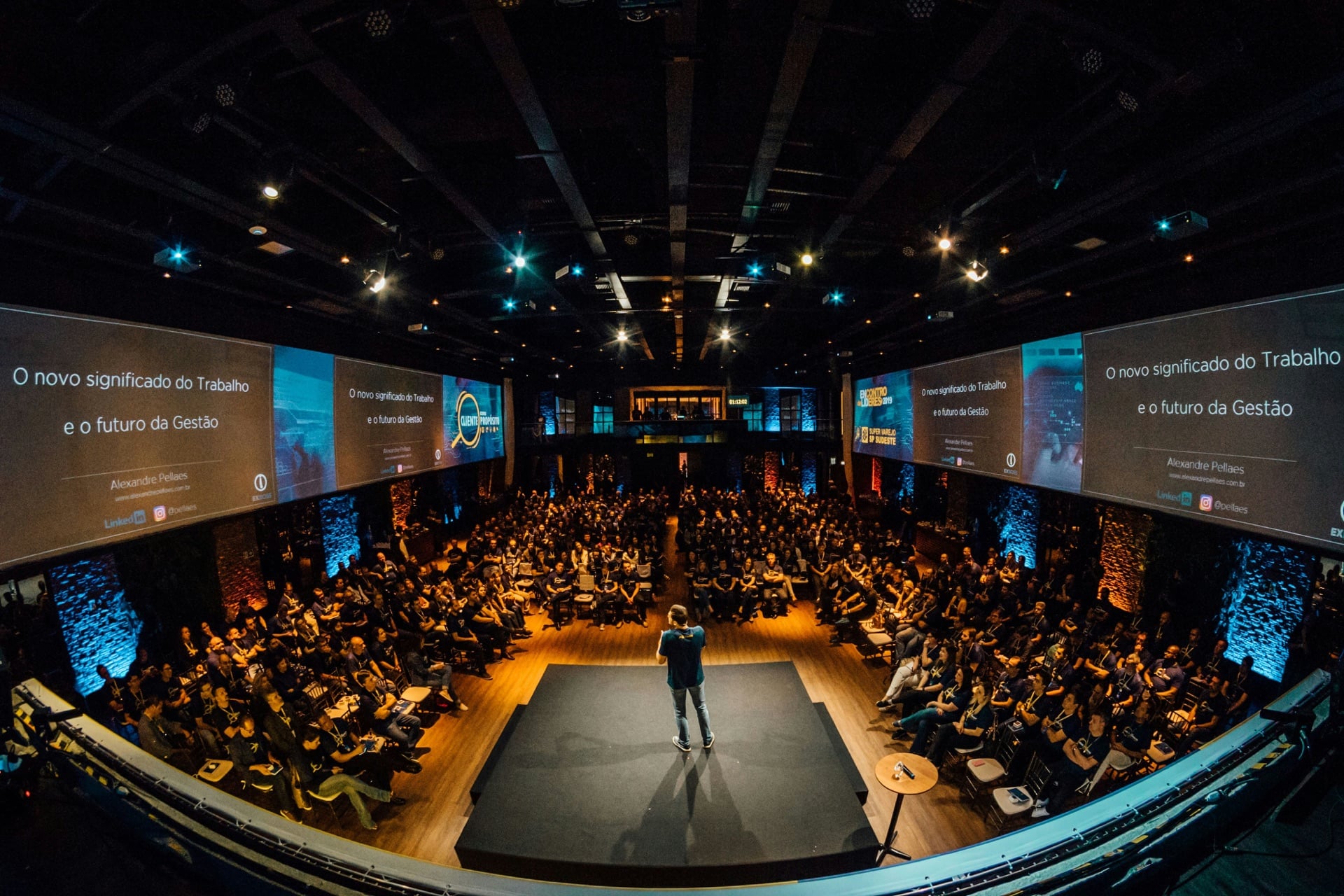 An audience at an awards ceremony
